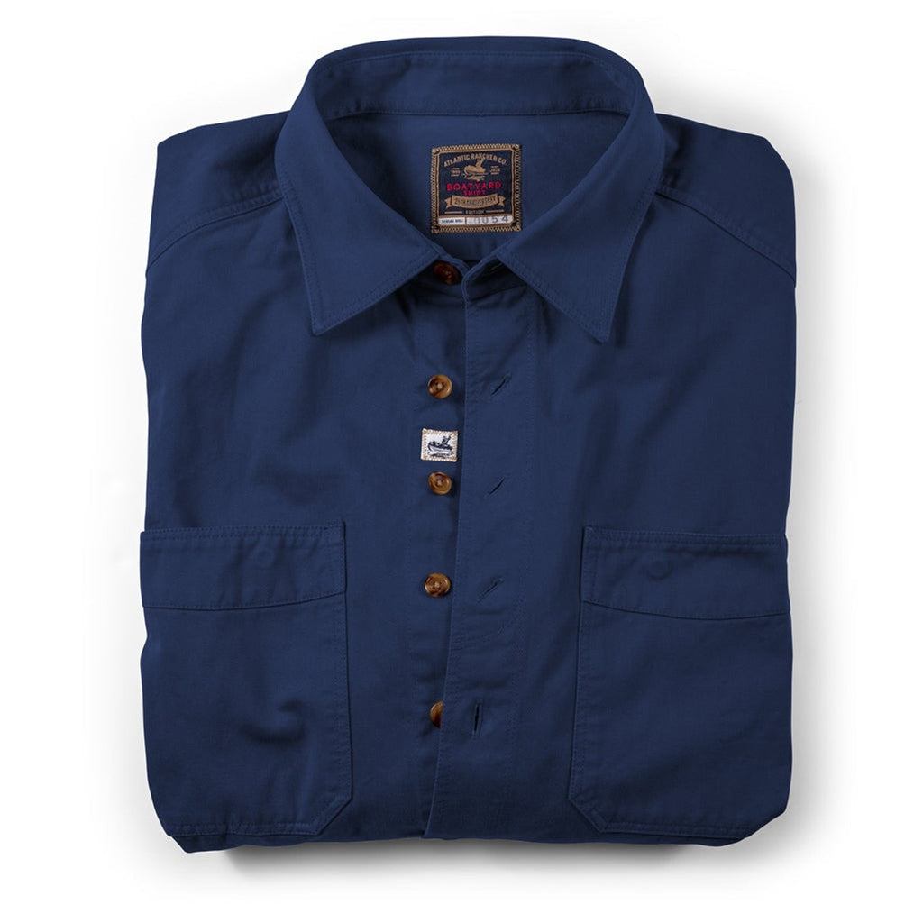 Boatyard Shirt - 25th Anniversary Edition Shirts & Tops Atlantic Rancher Company Navy S 