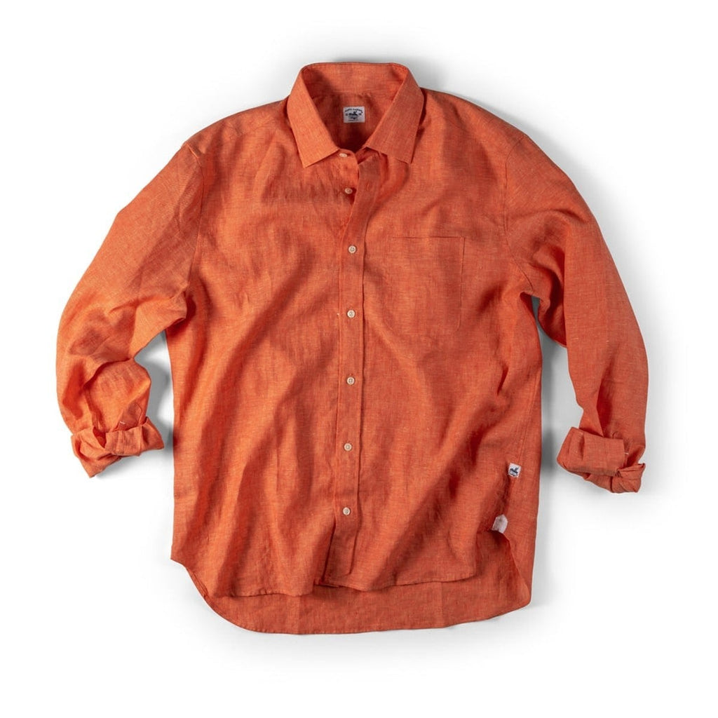 Captain's Point Collar Linen Shirt Shirts Atlantic Rancher Company   