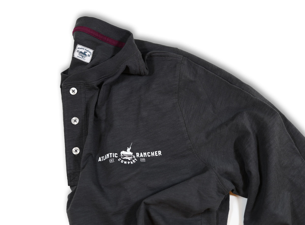 Captain's Long Sleeve Henley Apparel & Accessories Atlantic Rancher Company