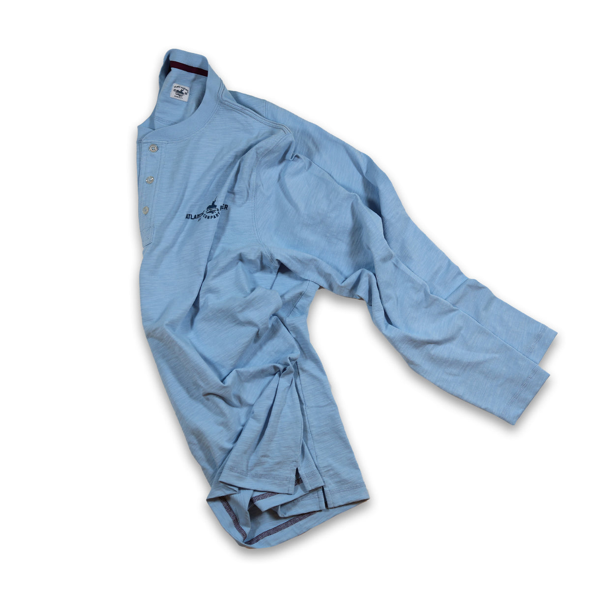 Captain's Long Sleeve Henley Apparel & Accessories Atlantic Rancher Company