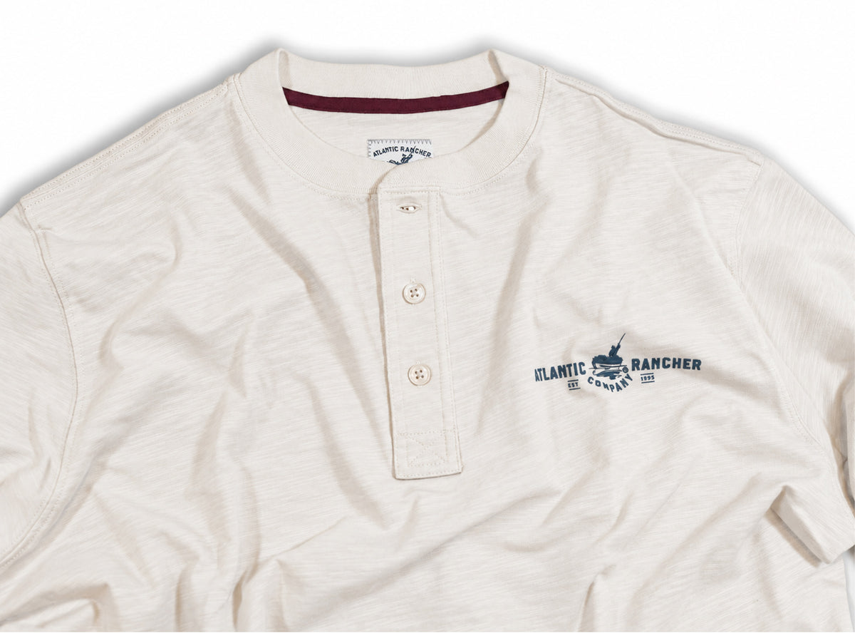 Captain's Long Sleeve Henley Apparel & Accessories Atlantic Rancher Company