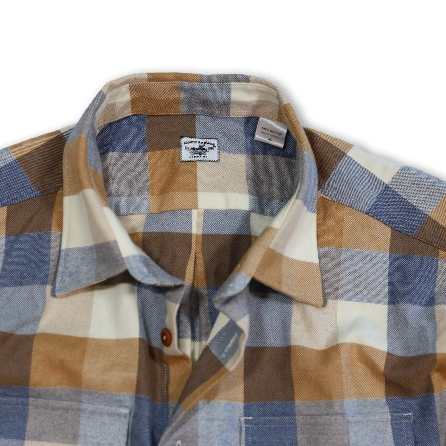 Bayman's Buffalo Plaid Flannel Shirt - Atlantic Rancher CompanyBayman's Buffalo Plaid Flannel ShirtShirtsAtlantic Rancher CompanyPiney02SBlue/Caramel PlaidBayman's Buffalo Plaid Flannel Shirt Shirts Atlantic Rancher Company