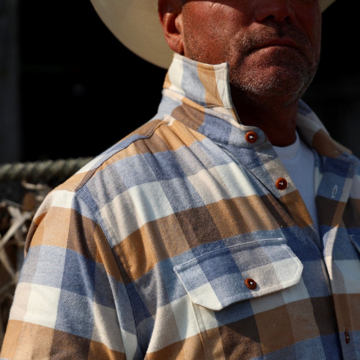 Bayman's Buffalo Plaid Flannel Shirt - Atlantic Rancher CompanyBayman's Buffalo Plaid Flannel ShirtShirtsAtlantic Rancher CompanyPiney02SBlue/Caramel PlaidBayman's Buffalo Plaid Flannel Shirt Shirts Atlantic Rancher Company