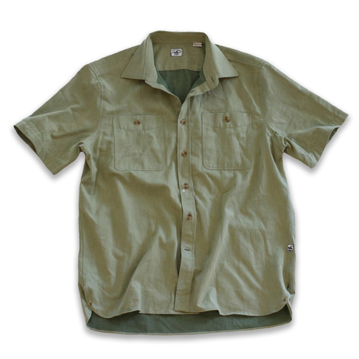 Bayman's Clamdigger Shirt, Short Sleeve Shirts Atlantic Rancher Company Sage M