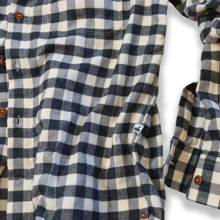 Bayman's Flannel Shirt - Atlantic Rancher CompanyBayman's Flannel ShirtAtlantic Rancher CompanyPiney02 - Car - CRGinCharcoal/Cream GinghamSBayman's Flannel Shirt Atlantic Rancher Company