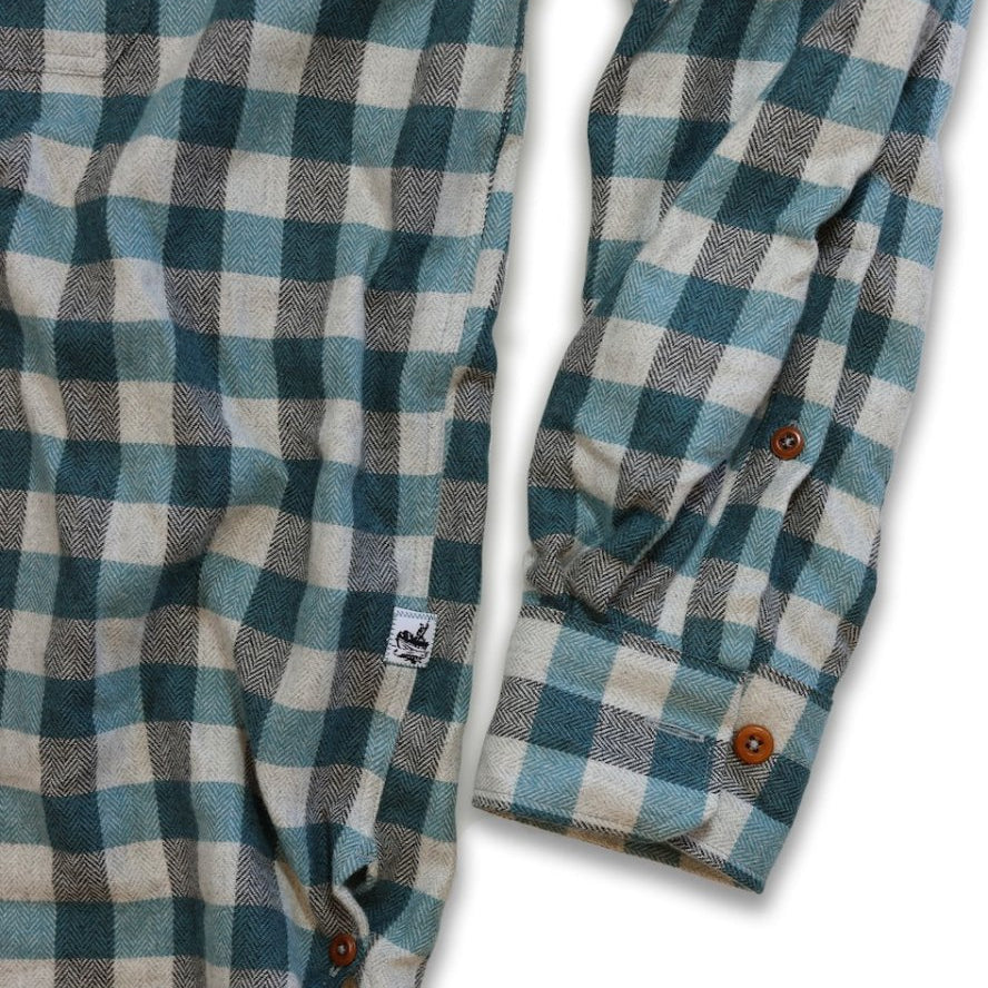Bayman's Herringbone Gingham Flannel Shirt - Atlantic Rancher CompanyBayman's Herringbone Gingham Flannel ShirtShirtsAtlantic Rancher CompanyPiney02SPine GinghanBayman's Herringbone Gingham Flannel Shirt