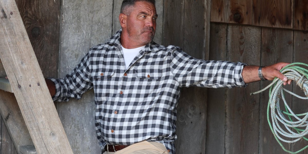 Bayman's Herringbone Gingham Flannel Shirt - Atlantic Rancher CompanyBayman's Herringbone Gingham Flannel ShirtShirtsAtlantic Rancher CompanyPiney02SCharcoal GinghamBayman's Herringbone Gingham Flannel Shirt
