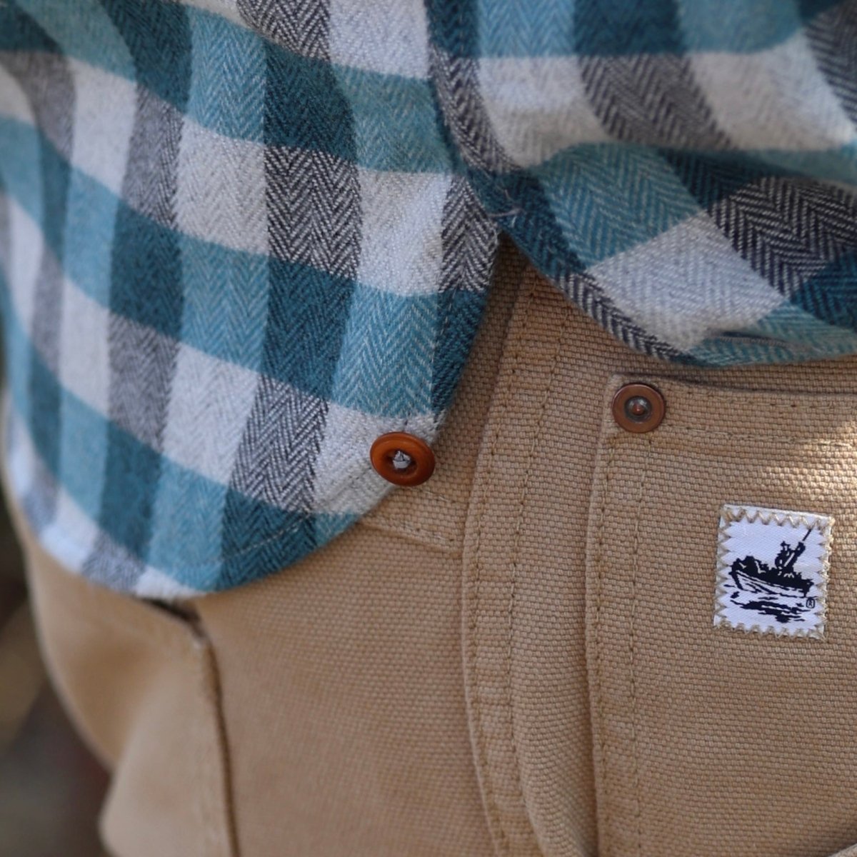 Bayman's Herringbone Gingham Flannel Shirt - Atlantic Rancher CompanyBayman's Herringbone Gingham Flannel ShirtShirtsAtlantic Rancher CompanyPiney02SPine GinghanBayman's Herringbone Gingham Flannel Shirt