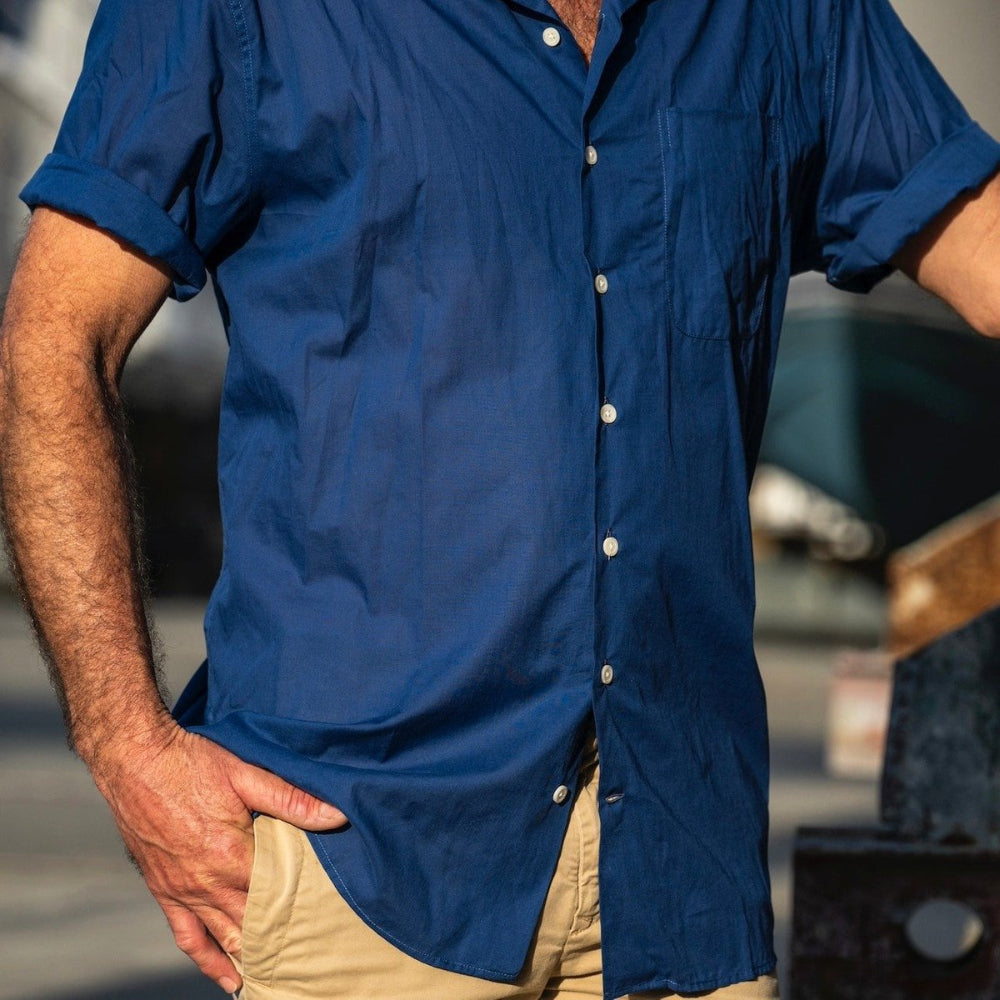 Bimini Short Sleeve Cotton Shirt- Solids - FINAL SALE Bimini Shirts Atlantic Rancher Company