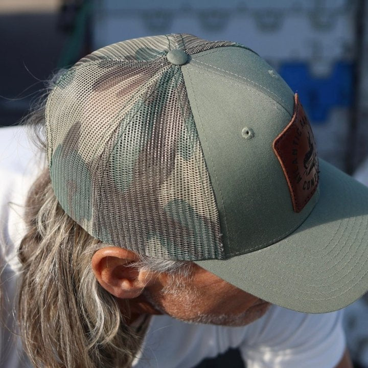 Boatyard Trucker Camo Mesh Back Cap Hats Atlantic Rancher Company