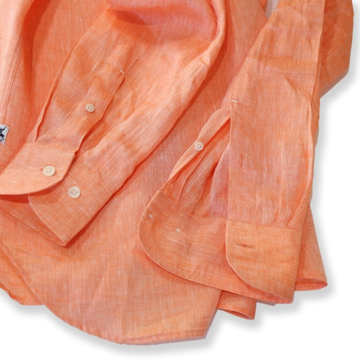 Captain's Button-down Collar Linen Shirt Shirts Atlantic Rancher Company