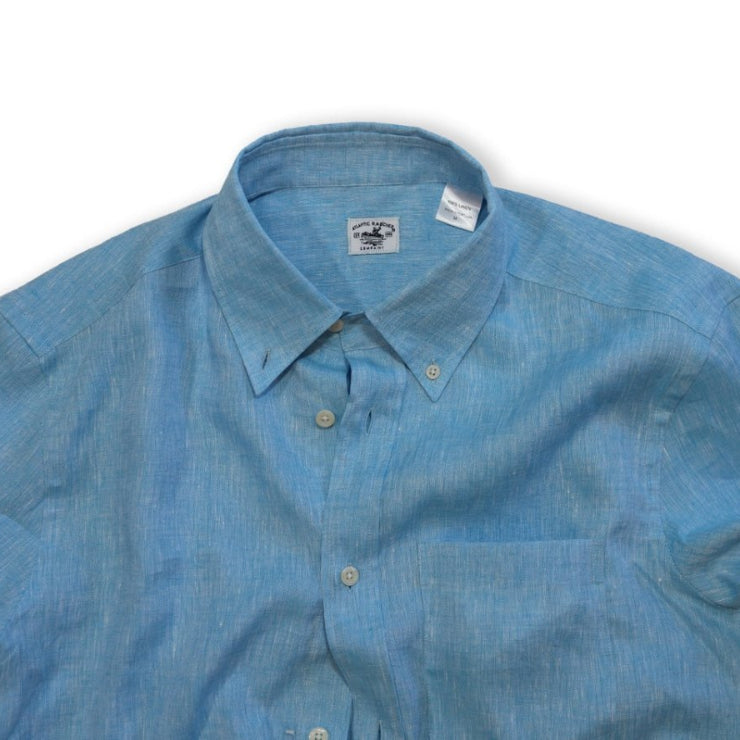 Captain's Button-down Collar Linen Shirt Shirts Atlantic Rancher Company