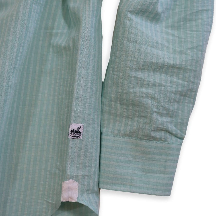 Captain's Cotton / Linen Shirt - Atlantic Rancher CompanyCaptain's Cotton / Linen ShirtAtlantic Rancher CompanyCapt.-01 L/S-3SSea Foam GreenCaptain's Cotton / Linen Shirt