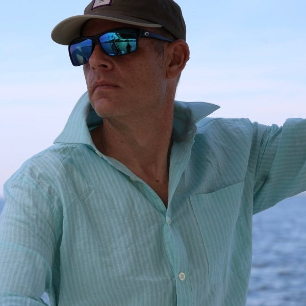 Captain's Cotton / Linen Shirt - Atlantic Rancher CompanyCaptain's Cotton / Linen ShirtAtlantic Rancher CompanyCapt.-01 L/S-3SSea Foam GreenCaptain's Cotton / Linen Shirt