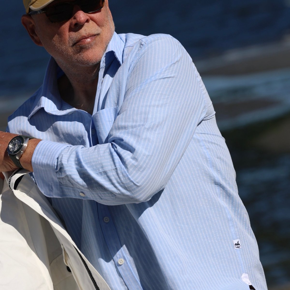 Captain's Cotton / Linen Shirt Atlantic Rancher Company