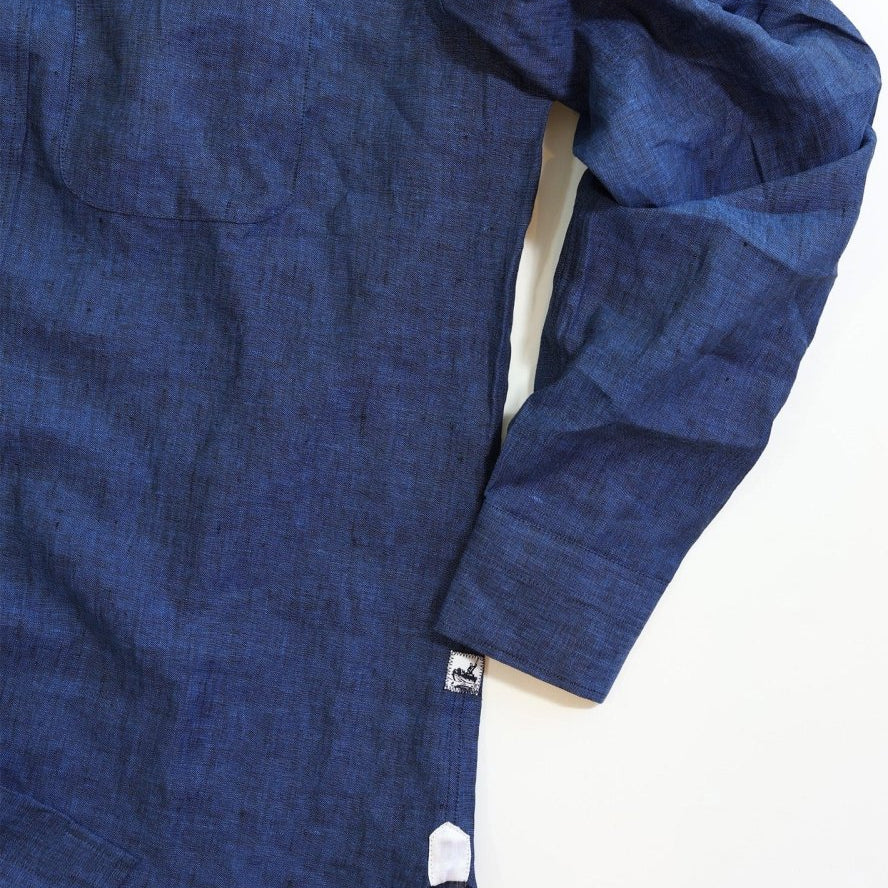 Captain's Point Collar Linen Shirt - FINAL SALE Shirts Atlantic Rancher Company