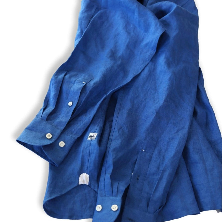 Captain's Point Collar Linen Shirt - FINAL SALE Shirts Atlantic Rancher Company