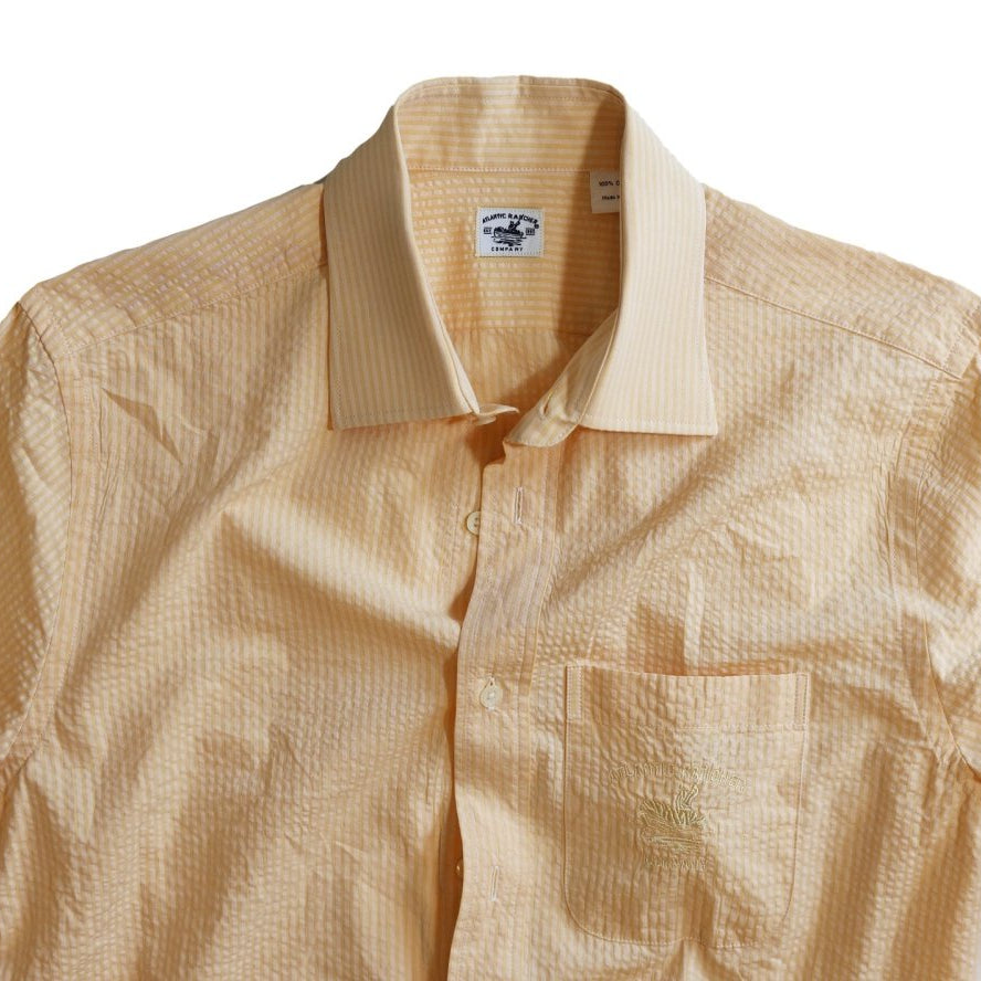 Captain's Seersucker Long Sleeve Cotton Shirt - Special Edition - Atlantic Rancher CompanyCaptain's Seersucker Long Sleeve Cotton Shirt - Special EditionShirtsAtlantic Rancher CompanyTangerineSCaptain's Seersucker Long Sleeve Cotton Shirt - Special Edition