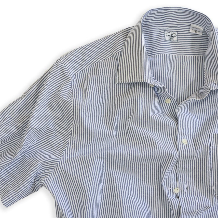 Captain's Uniform Seersucker Short Sleeve Shirt -Special Edition Atlantic Rancher Company