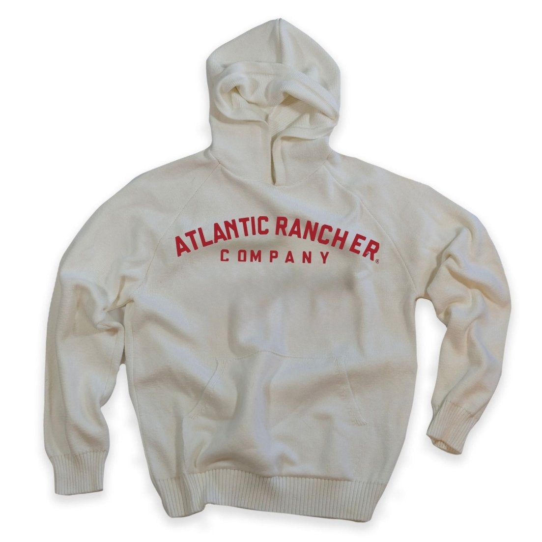 Cotton Sweater Hoodie - Atlantic Rancher CompanyCotton Sweater HoodieSweatersAtlantic Rancher CompanyARco WhiteSCotton Sweater Hoodie