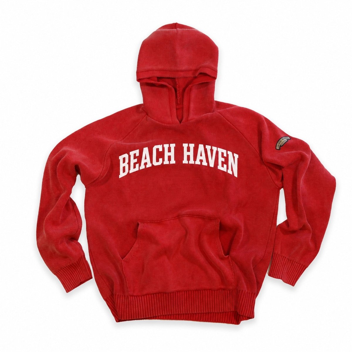New Beach Haven Cotton Sweater Hoodie Sweaters Atlantic Rancher Company Fire Red S