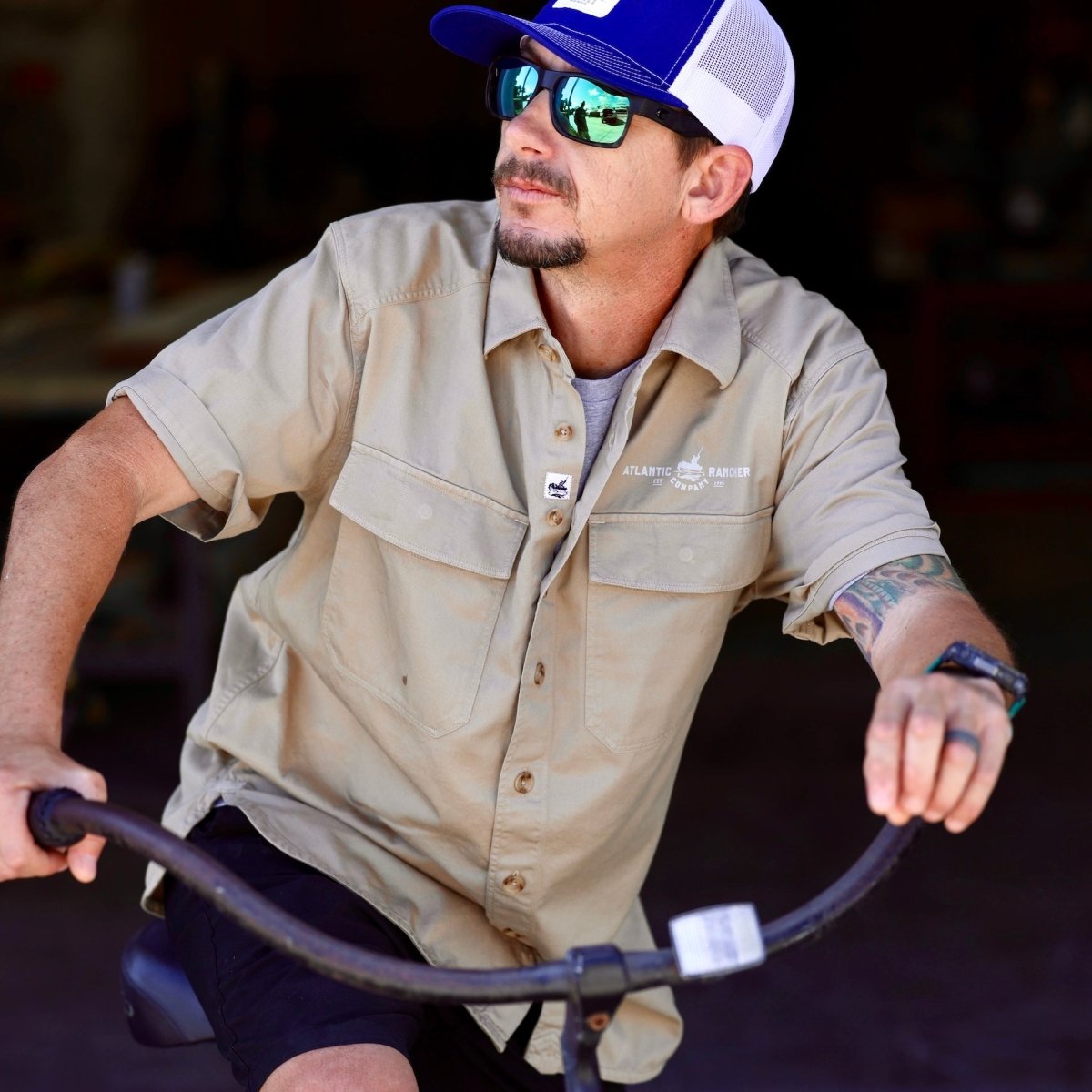 Fuel Dock Foreman's Shirt -- Short Sleeve Atlantic Rancher Company