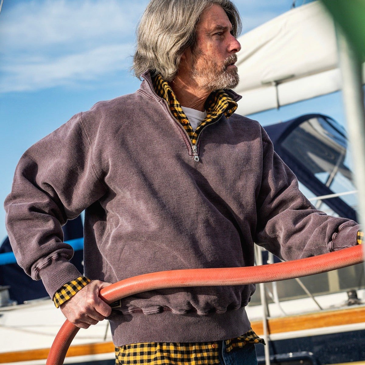 Hudson Canyon Seasalt 1/4-Zip Sweatshirts Atlantic Rancher Company