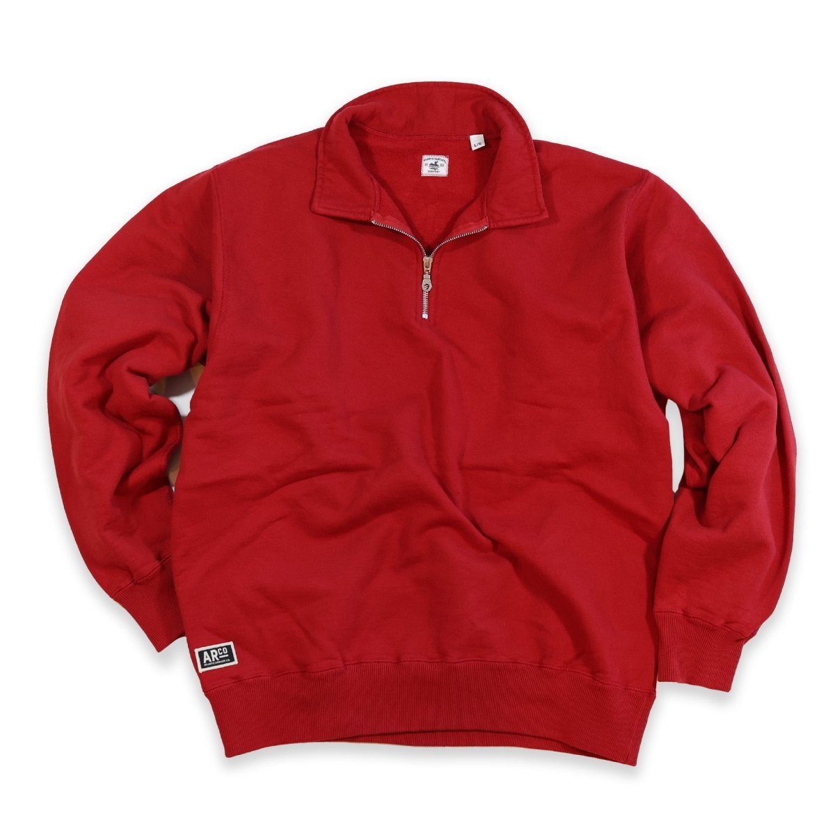 Hudson Canyon Saturated 1/4-Zip Sweatshirts Atlantic Rancher Company Saturated Brick S