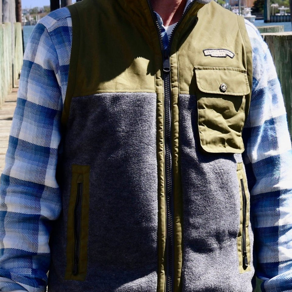 Hudson Canyon Wool Fleece Vest Apparel & Accessories Atlantic Rancher Company