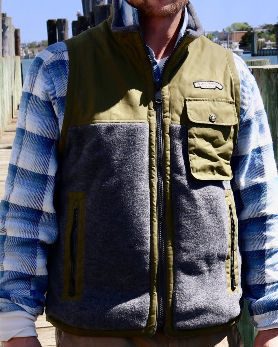 Hudson Canyon Wool Fleece Vest Apparel & Accessories Atlantic Rancher Company