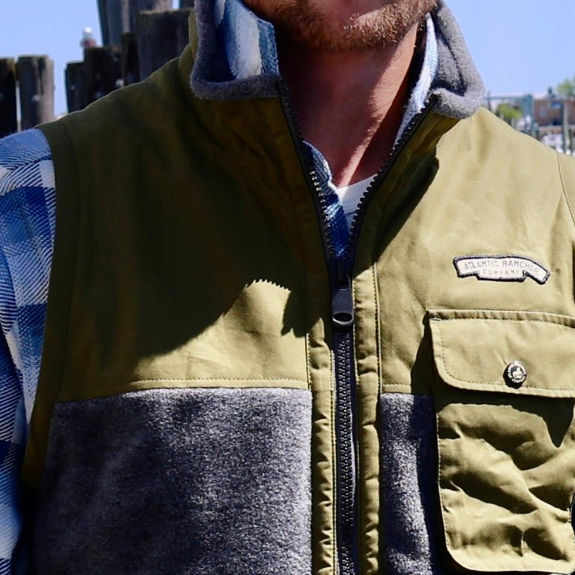 Hudson Canyon Wool Fleece Vest Apparel & Accessories Atlantic Rancher Company