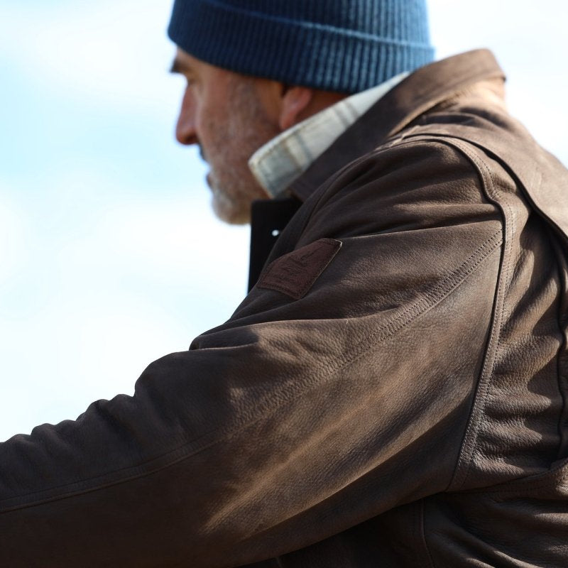 Leather Rancher Coat, 30th Anniv. Atlantic Rancher Company