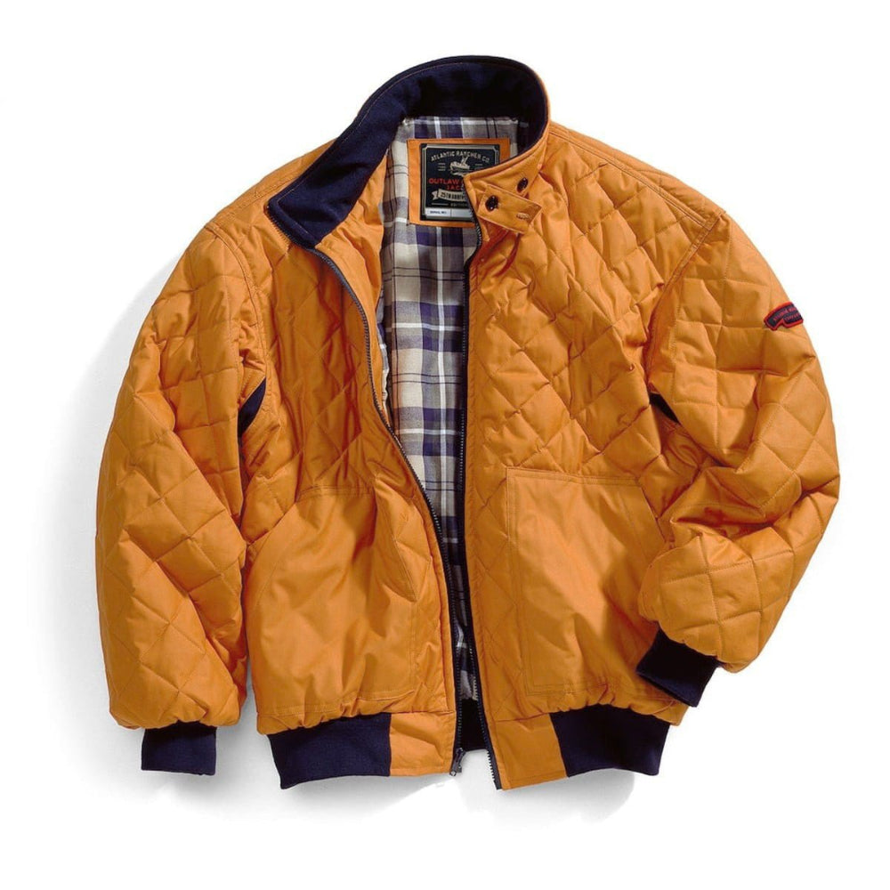 Outlaw Gunner Bomber Jacket - 25th Anniversary Edition Outerwear Atlantic Rancher Company Burnt Orange S