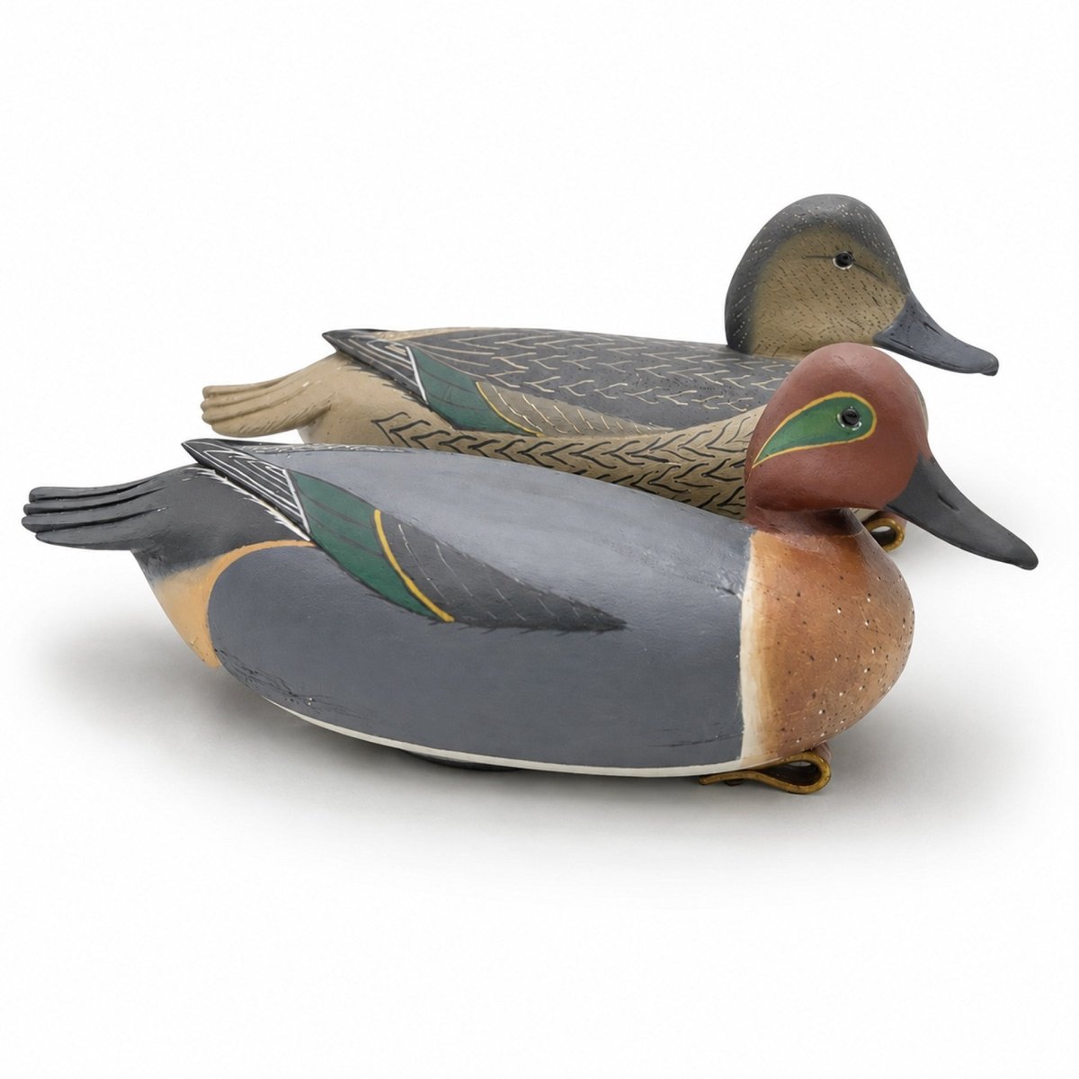 Pair of Green Wing Teal Hunting & Wildlife Decoys Atlantic Rancher Company