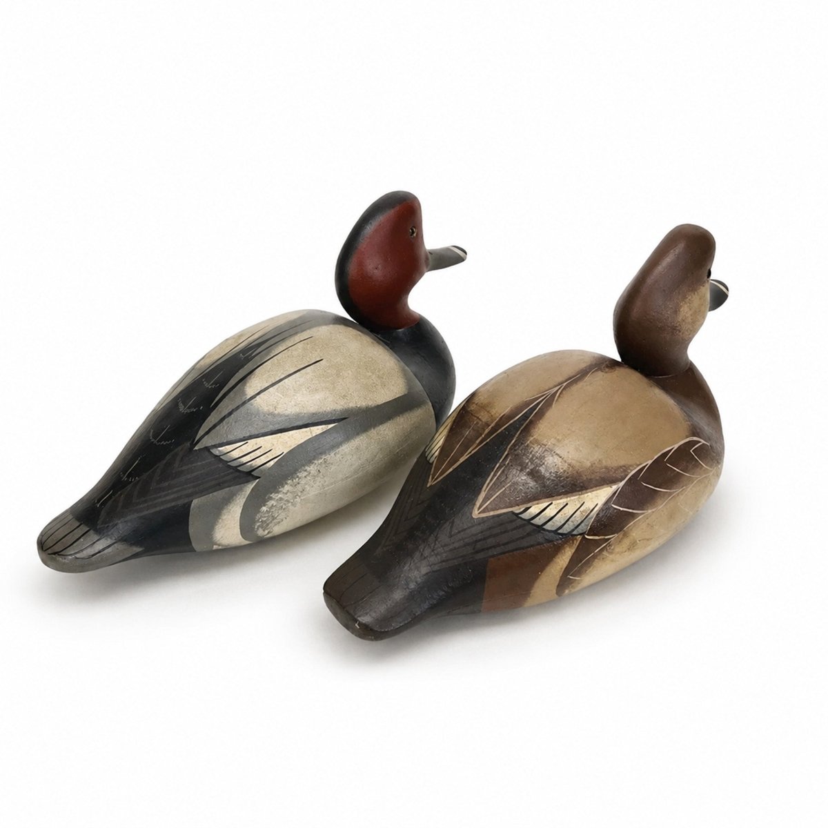 Pair of Redhead Duck Decoys Hunting & Wildlife Decoys Atlantic Rancher Company