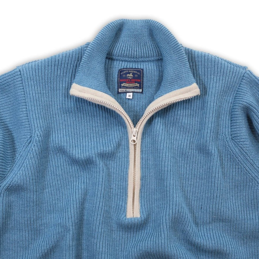 Ranger's Uniform 1/4 Zip Sweater - Atlantic Rancher CompanyRanger's Uniform 1/4 Zip SweaterSweatersAtlantic Rancher CompanySBluewing TealRanger's Uniform 1/4 Zip Sweater