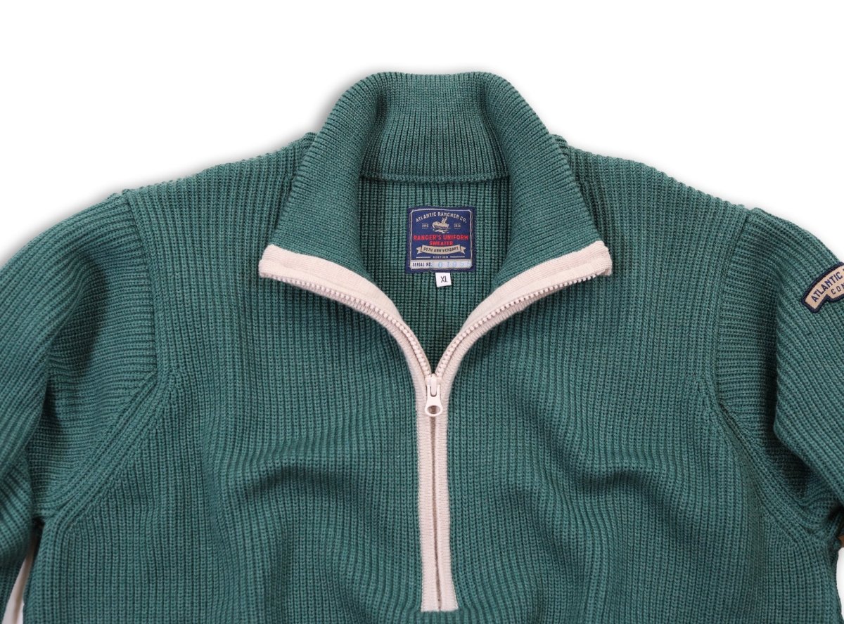 Ranger's Uniform 1/4 Zip Sweater - Atlantic Rancher CompanyRanger's Uniform 1/4 Zip SweaterSweatersAtlantic Rancher CompanySGreenwing TealRanger's Uniform 1/4 Zip Sweater Sweaters Atlantic Rancher Company