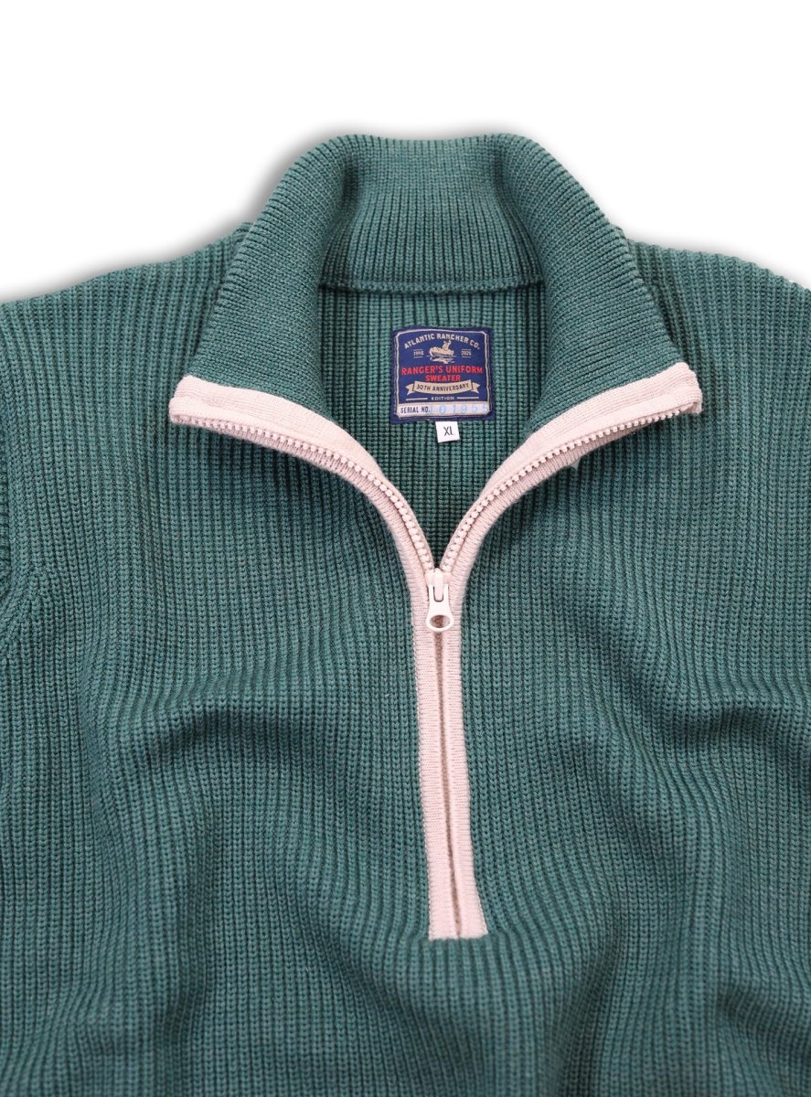 Ranger's Uniform 1/4 Zip Sweater - Atlantic Rancher CompanyRanger's Uniform 1/4 Zip SweaterSweatersAtlantic Rancher CompanySGreenwing TealRanger's Uniform 1/4 Zip Sweater Sweaters Atlantic Rancher Company