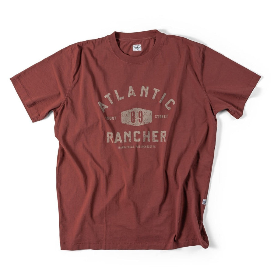 The Boatyard Crewneck T-Shirt T-Shirts Atlantic Rancher Company 89 Front St - A -Russet M
