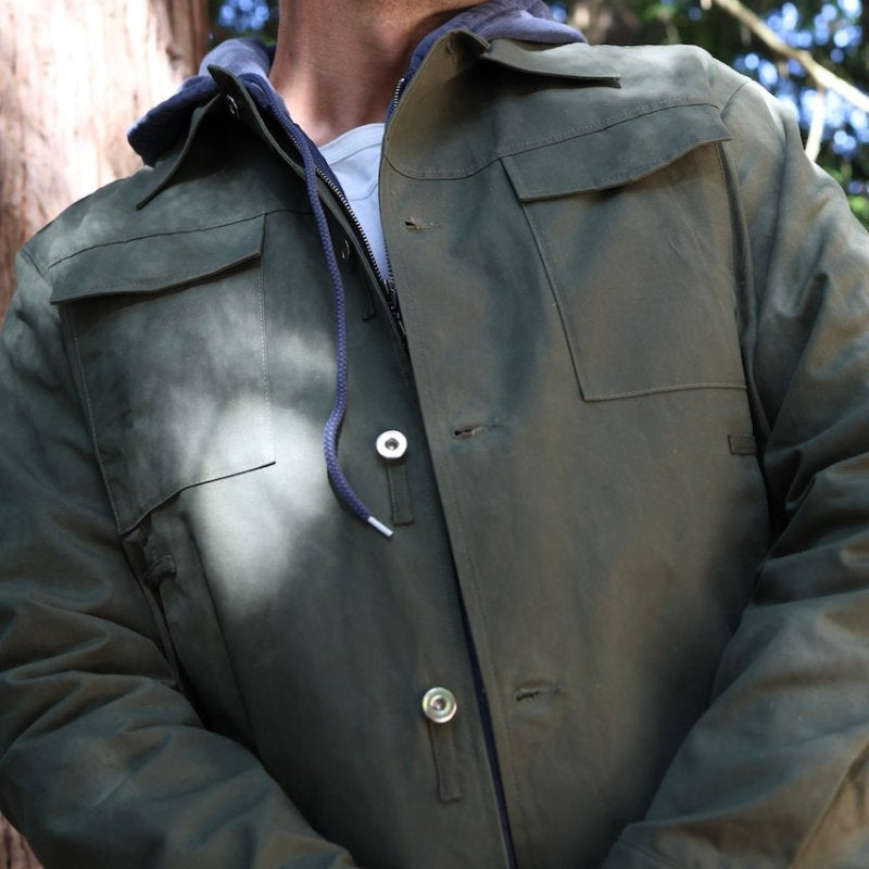 The Original Boatyard, Dry-Wax Trucker Outerwear Atlantic Rancher Company