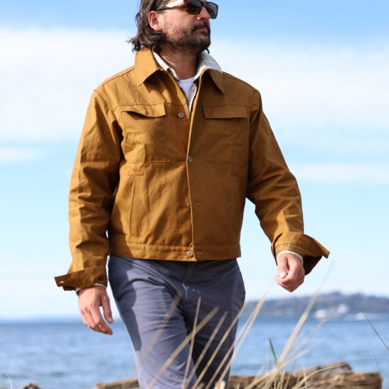 The Original Boatyard, Dry-Wax Trucker Outerwear Atlantic Rancher Company