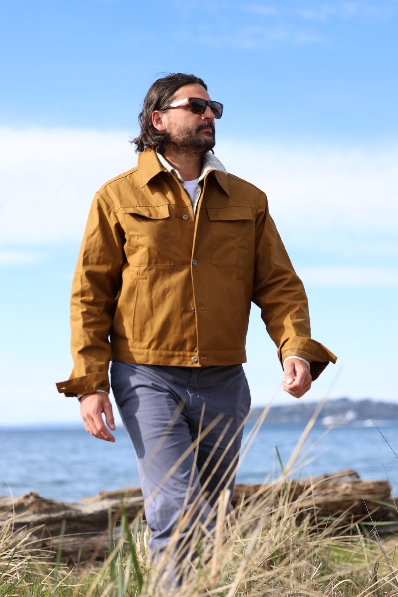 The Original Boatyard, Dry-Wax Trucker Outerwear Atlantic Rancher Company