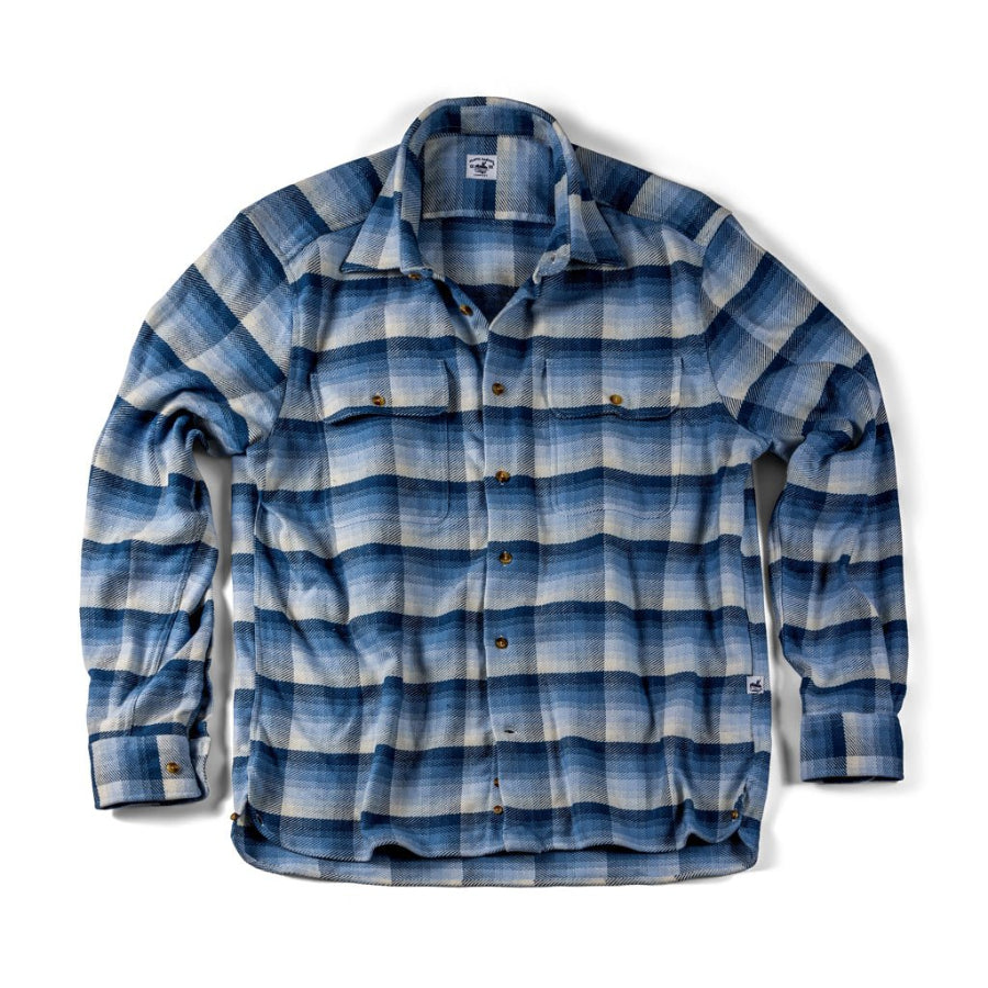 Uncle Jack's Blanket-Flannel Shirt Jack Shirts & Tops Atlantic Rancher Company Blue-Blue S