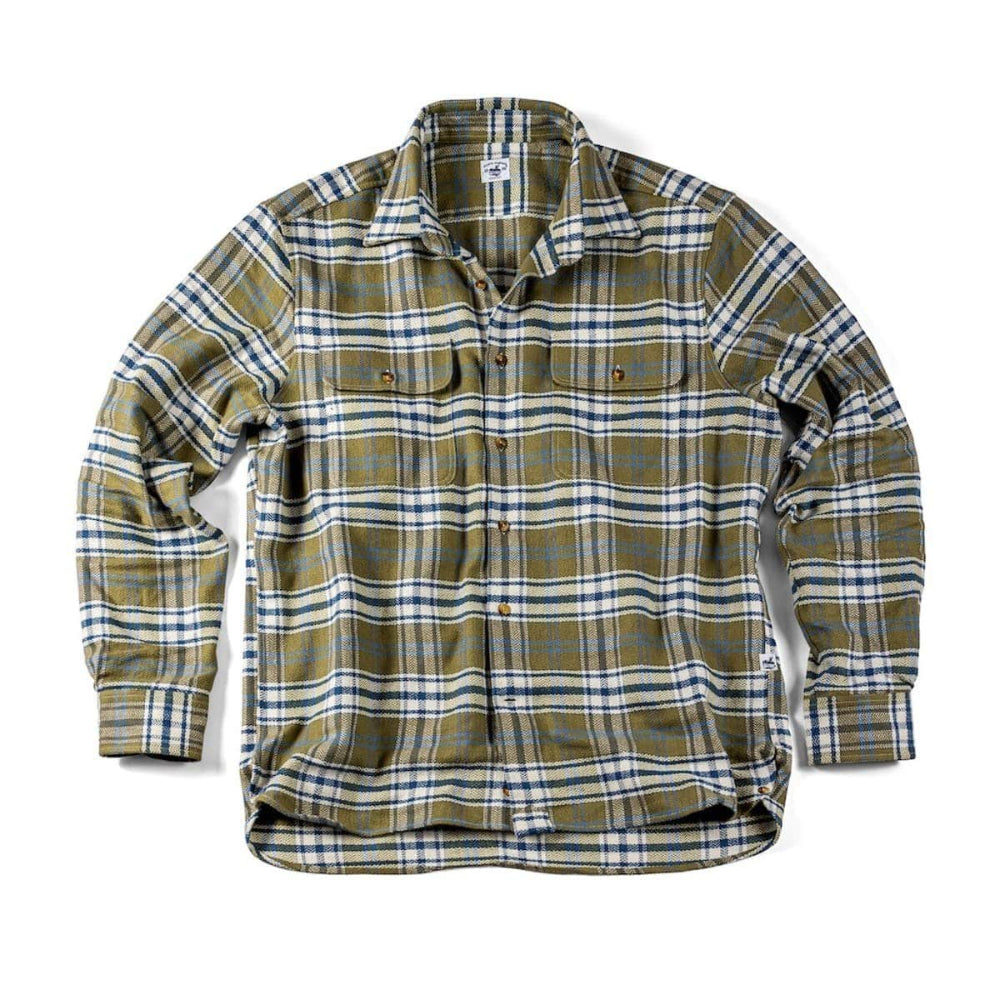 Uncle Jack's Blanket-Flannel Shirt Jack Shirts & Tops Atlantic Rancher Company Green Plaid S