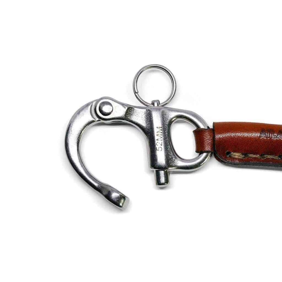 Dockmaster’s Leather Key Chain Gear and Tools Atlantic Rancher Company