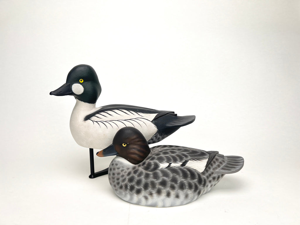 Goldeneye Duck Decoys, Pair - Forrest " Bud" Jennings, Shamong, NJ Hunting & Wildlife Decoys Atlantic Rancher Company   