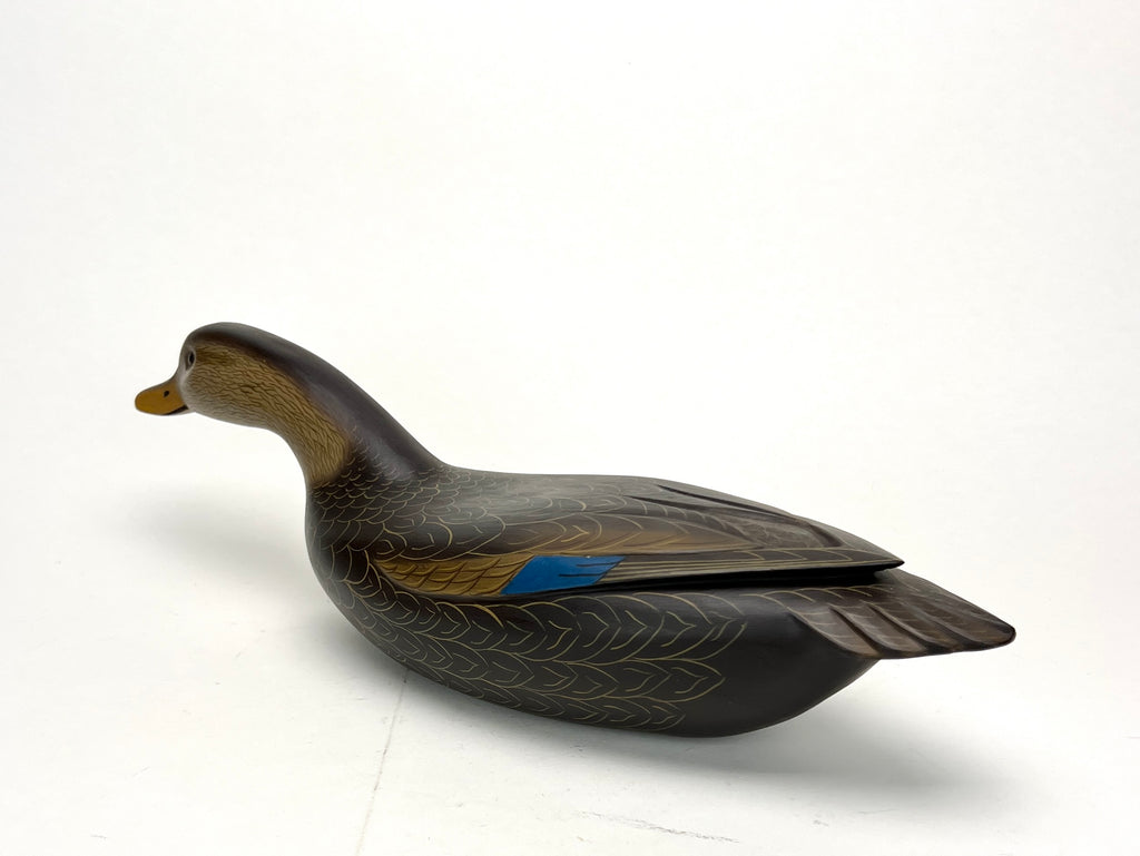 Swimming Black Duck Decoy - Clarence Fenimore, Wrightstown, NJ Hunting & Wildlife Decoys Atlantic Rancher Company   