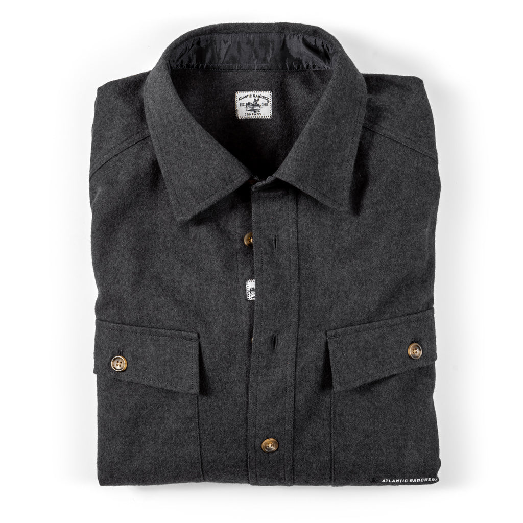 The Chamois Shirt-Jack Apparel & Accessories Atlantic Rancher Company Charcoal S 