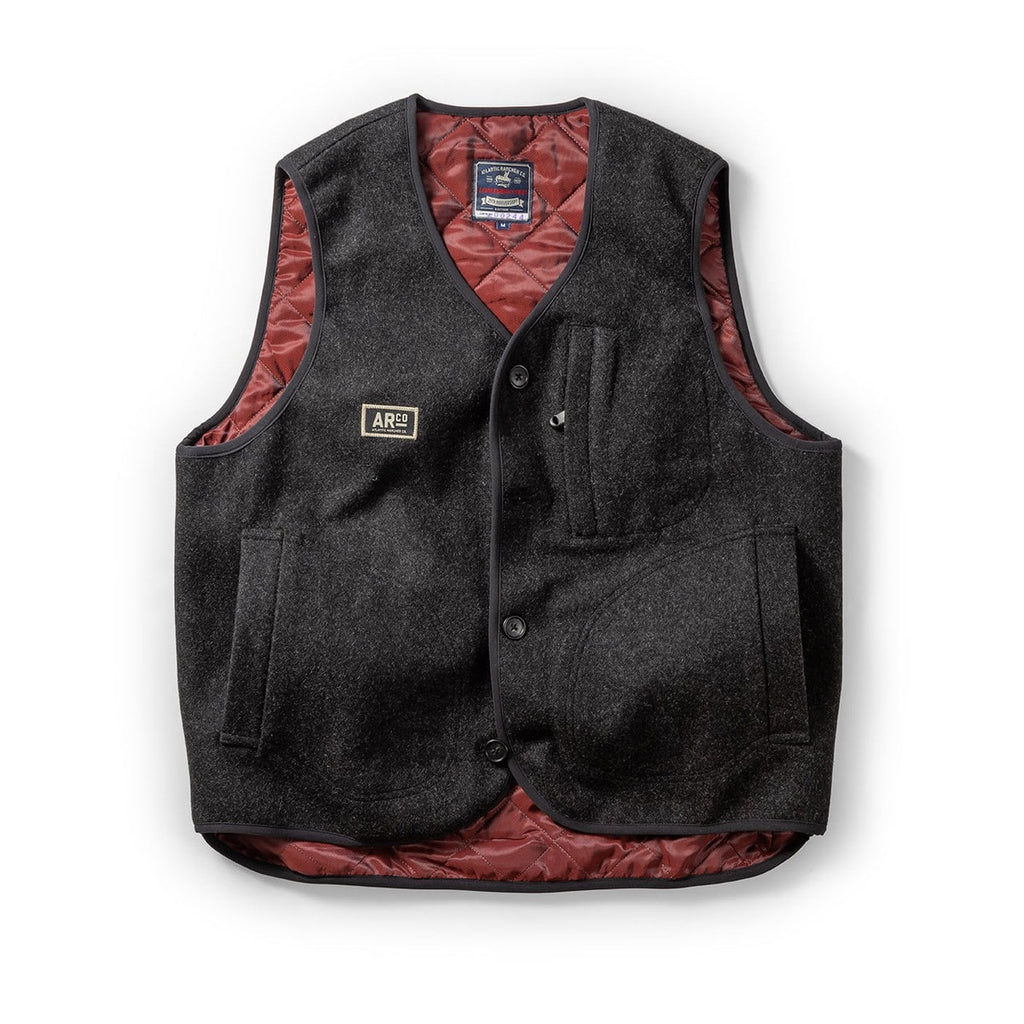 Longliner's Wool Vest - 25th Anniversary Edition vest Atlantic Rancher Company Charcoal S 