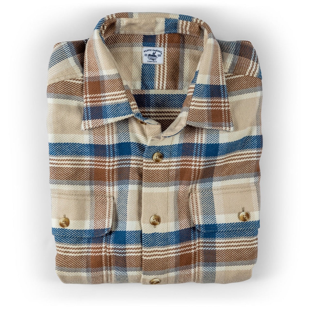Weatherproof Vintage Lumber Jack Flannel Shirt Jacket for Men in Multi Brown